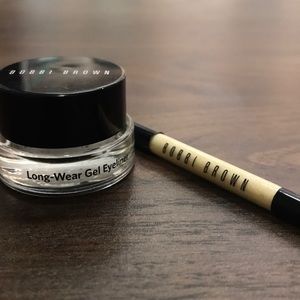 Bobbi Brown mini long wear gel eyeliner and brush